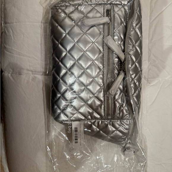 MZ Wallace Matte Silver Crossbody Bag - Picture 9 of 9